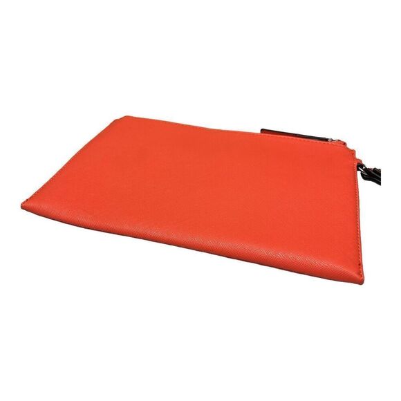 Guess‎ Handbag Women’s Orange Wristlet Spellout Rectangle Wallet Luxury Pumpkin - Picture 8 of 10